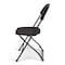 Atlas Commercial Products TitanPRO Fanback Plastic Folding Chair, Black FPFC2BK - alternate 6